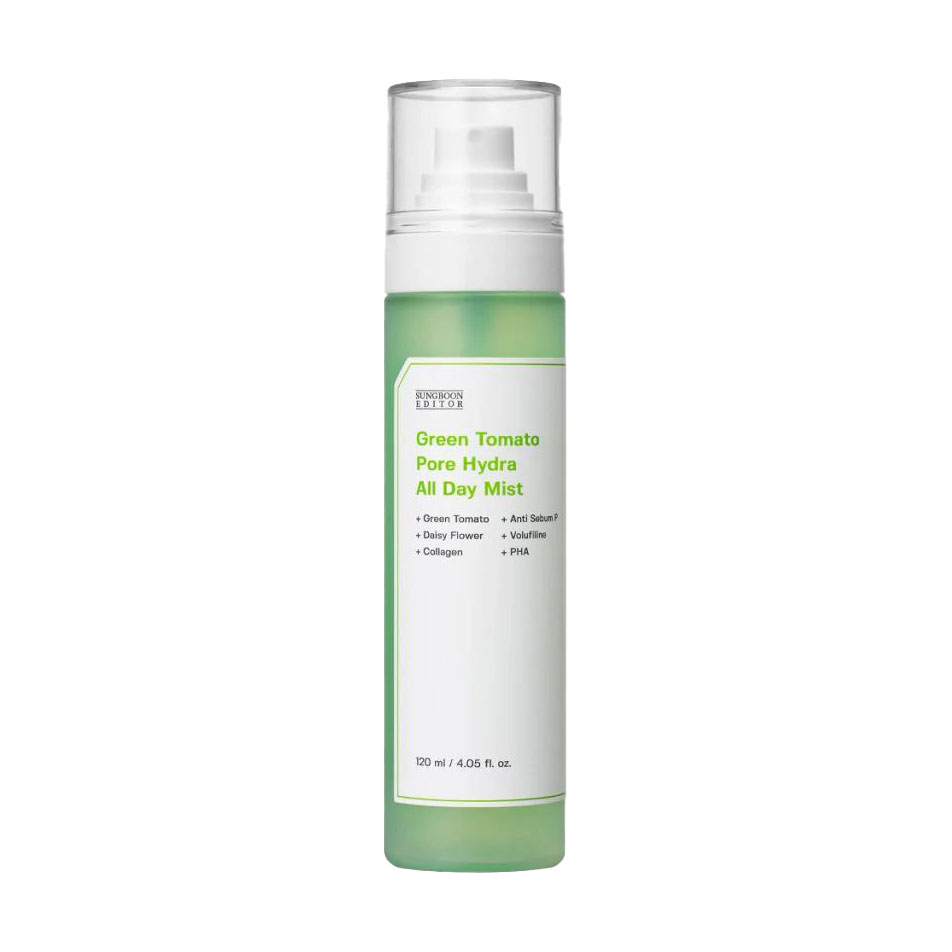 Міст для обличчя Sungboon Editor Green Tomato Pore Hydra All Day Mist, 120 мл
